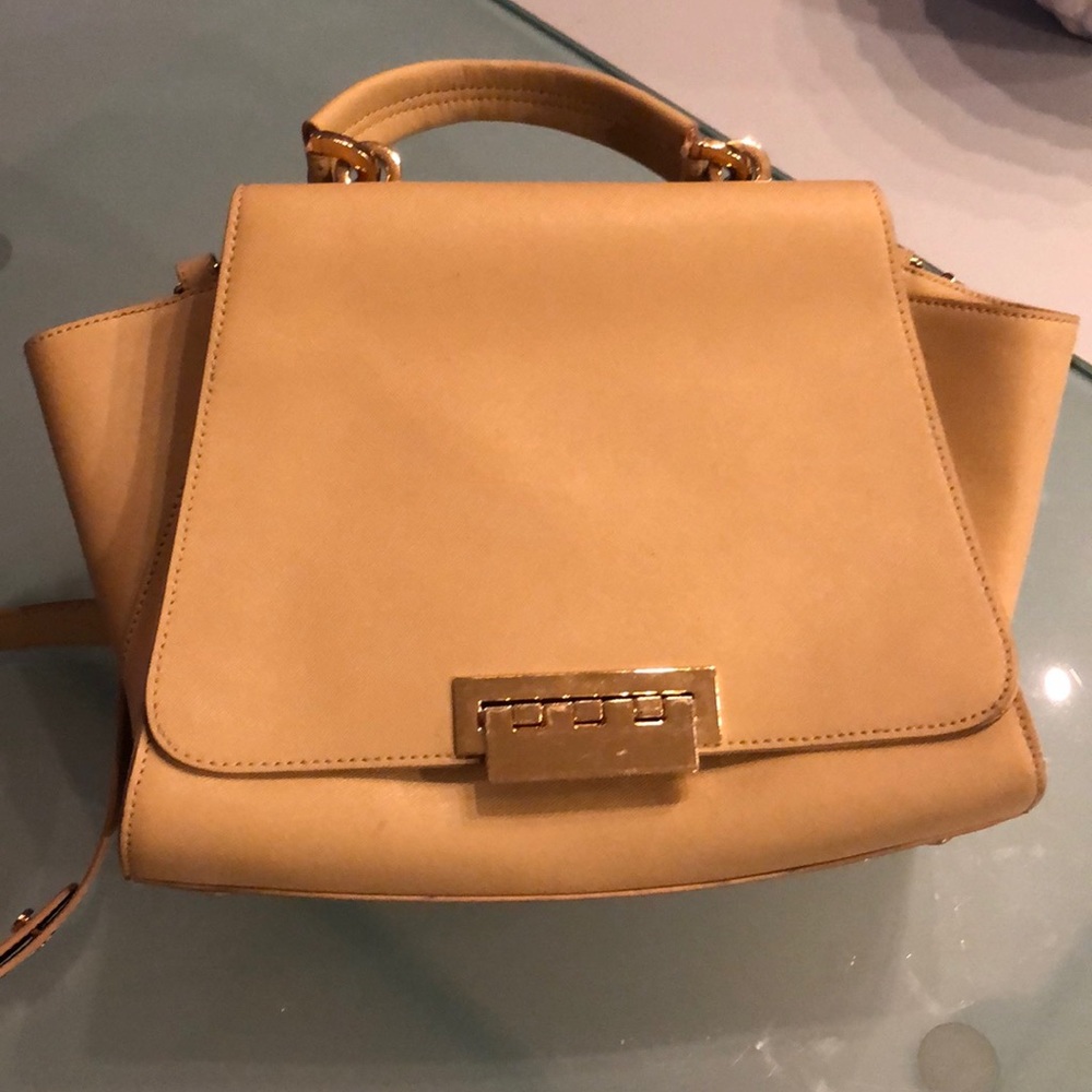 Zac Posen beige crossbody bag